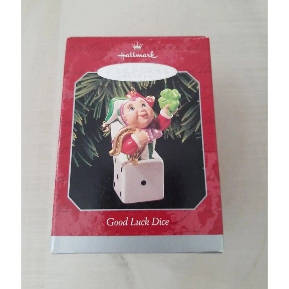 1998 Hallmark Keepsake Ornament Good Luck Dice New